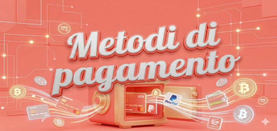 Casinò non AAMS che pagano subito Metodi di pagamento